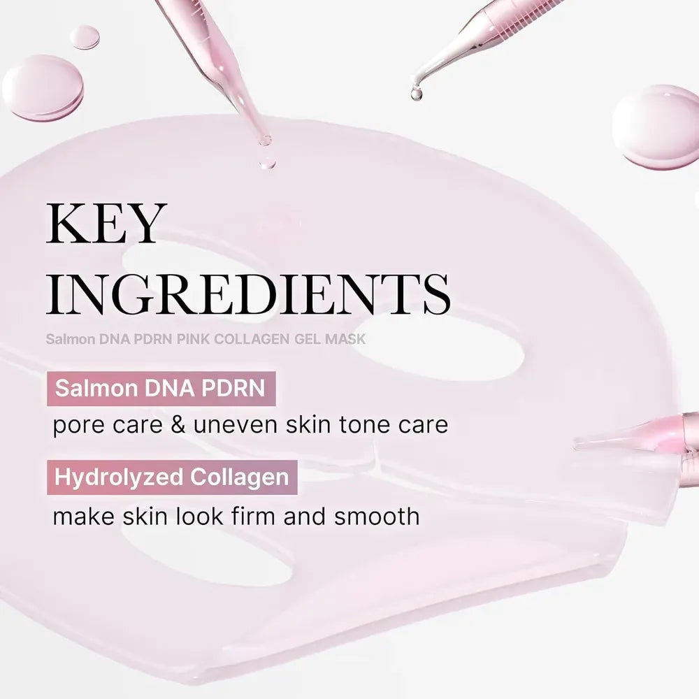 Máscara Colágeno Medicube Pdrn Rosa Hidratante Coreana 4unit