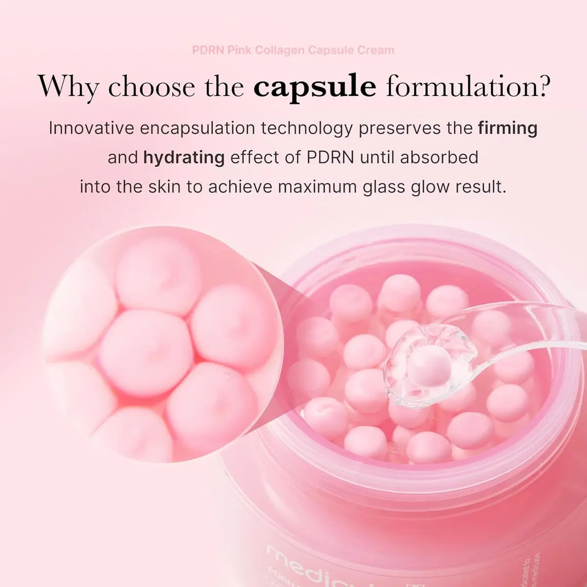 Medicube Pdrn Pink Collagen Capsule Creme Facial | 55g