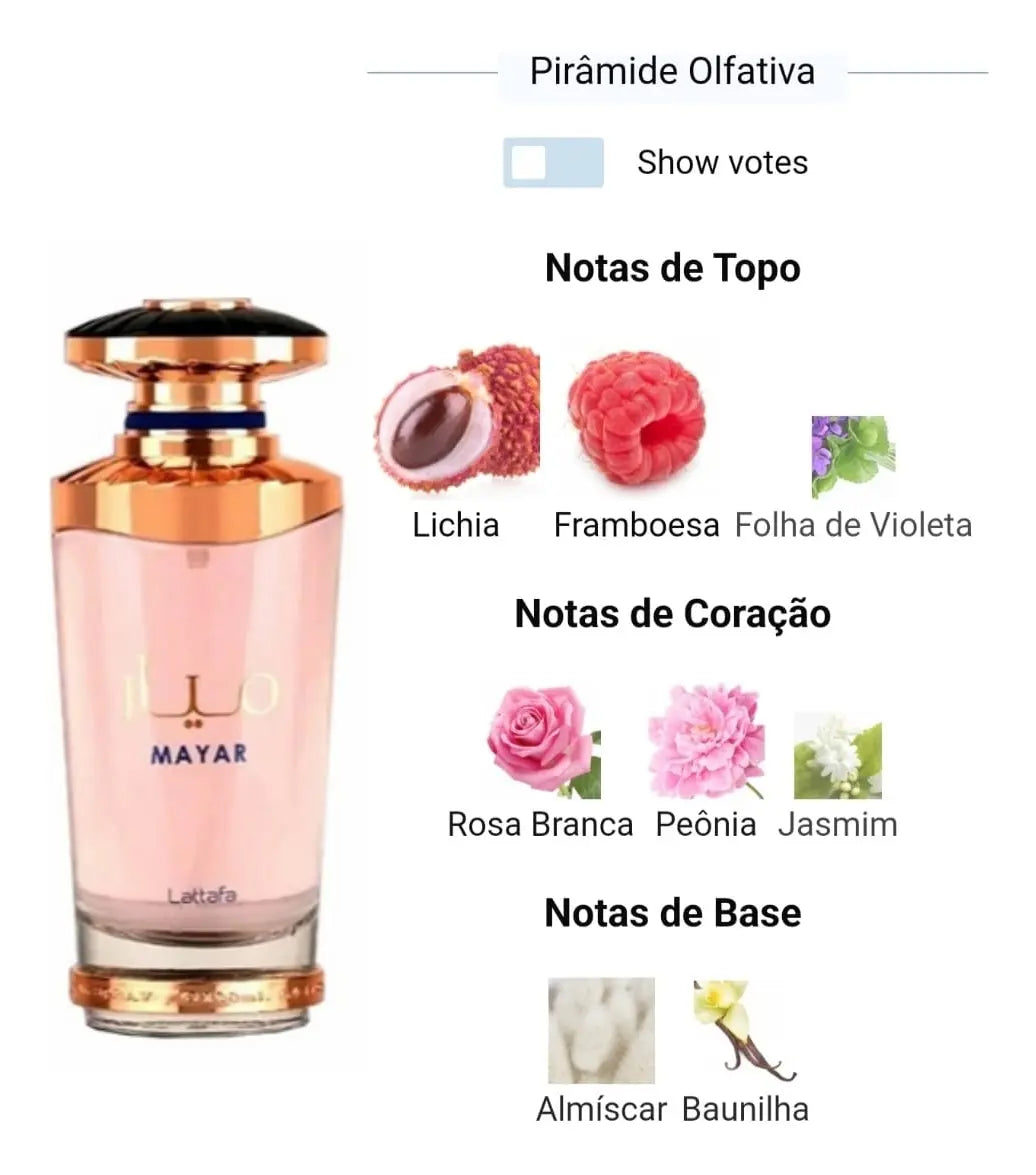 Mayar By Lattafa Eau De Parfum 100 Ml