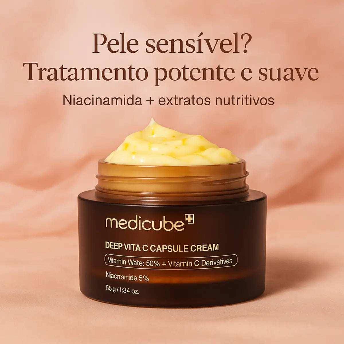Medicube Deep Vitamin C Hidratante Facial Capsula Golden 55g