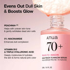 Sérum Facial Anua Peach 70 Niacinamide 30ml