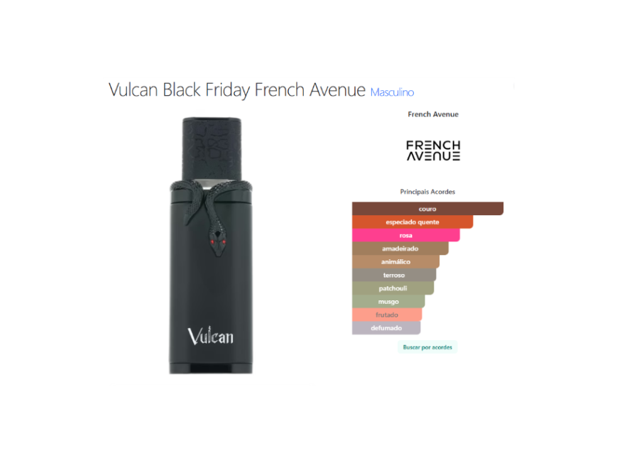 Vulcan Black Friday - French Avenue - Eau De Parfum | 100ml