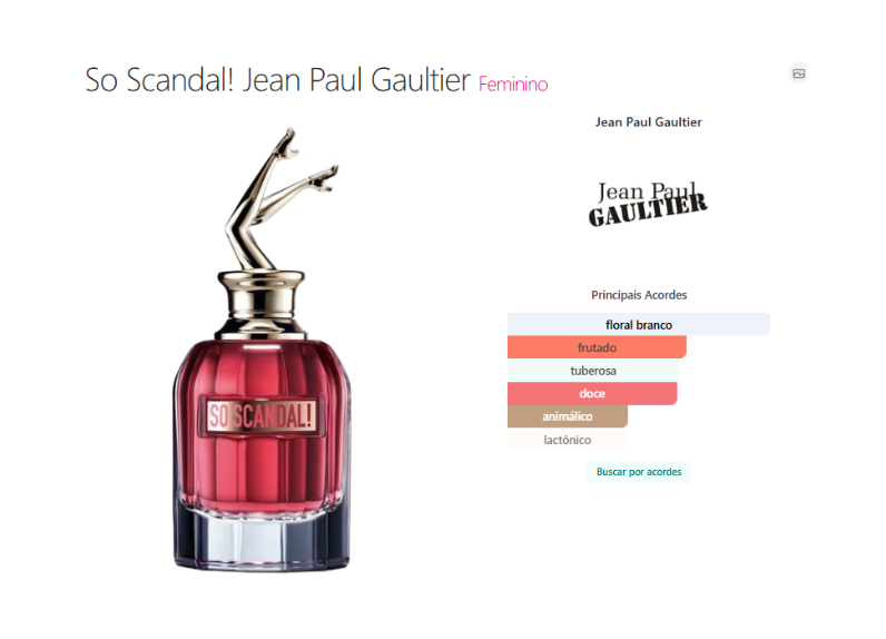 Jean Paul Gaultier Scandal Eau de Parfum 80 ml