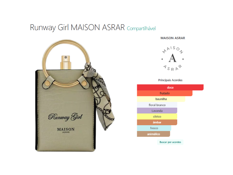 Runway Girl Maison Asrar 100ml Edp