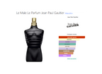 Le Male Le Parfum Eau De Parfum Intense 125ml