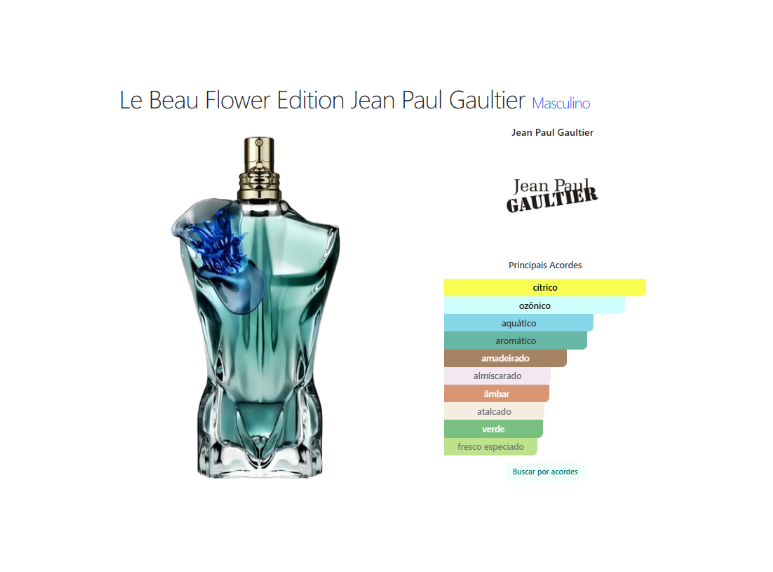 Jean Paul Gaultier Le Beau Eau de Toilette 125 ml