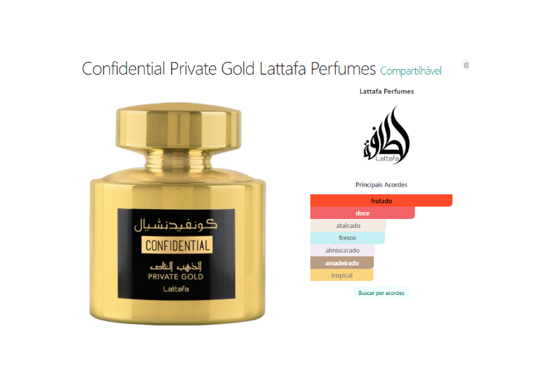 Lattafa Confidential Private Gold