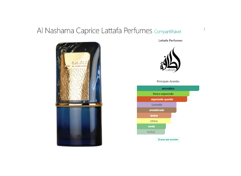 Lattafa Al Nashama Caprice Edp 100ml