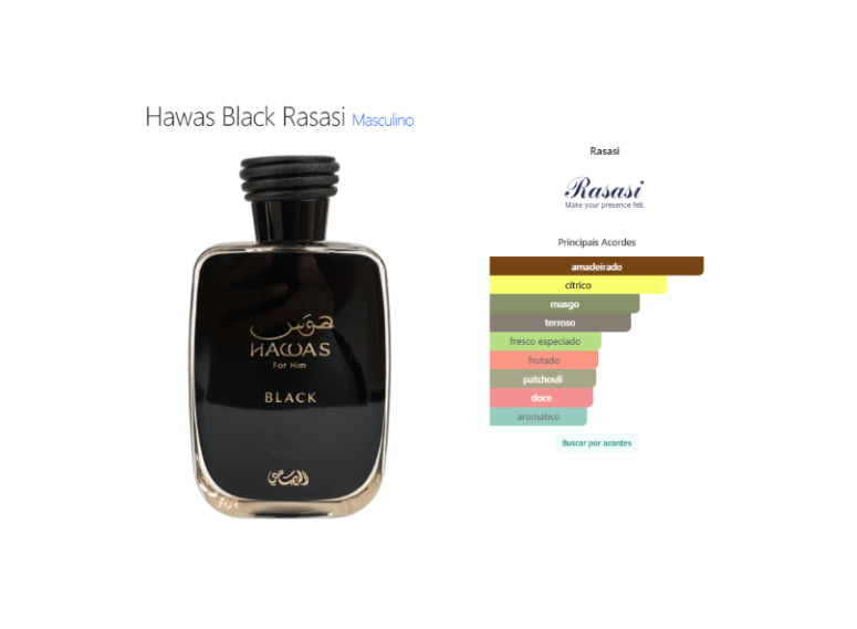 Rasasi Hawas Black 100ml Eau De Parfum