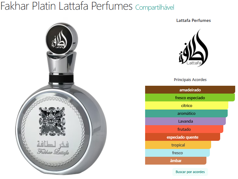 Lattafa Fakhar Platin 100ml Eau De Parfum