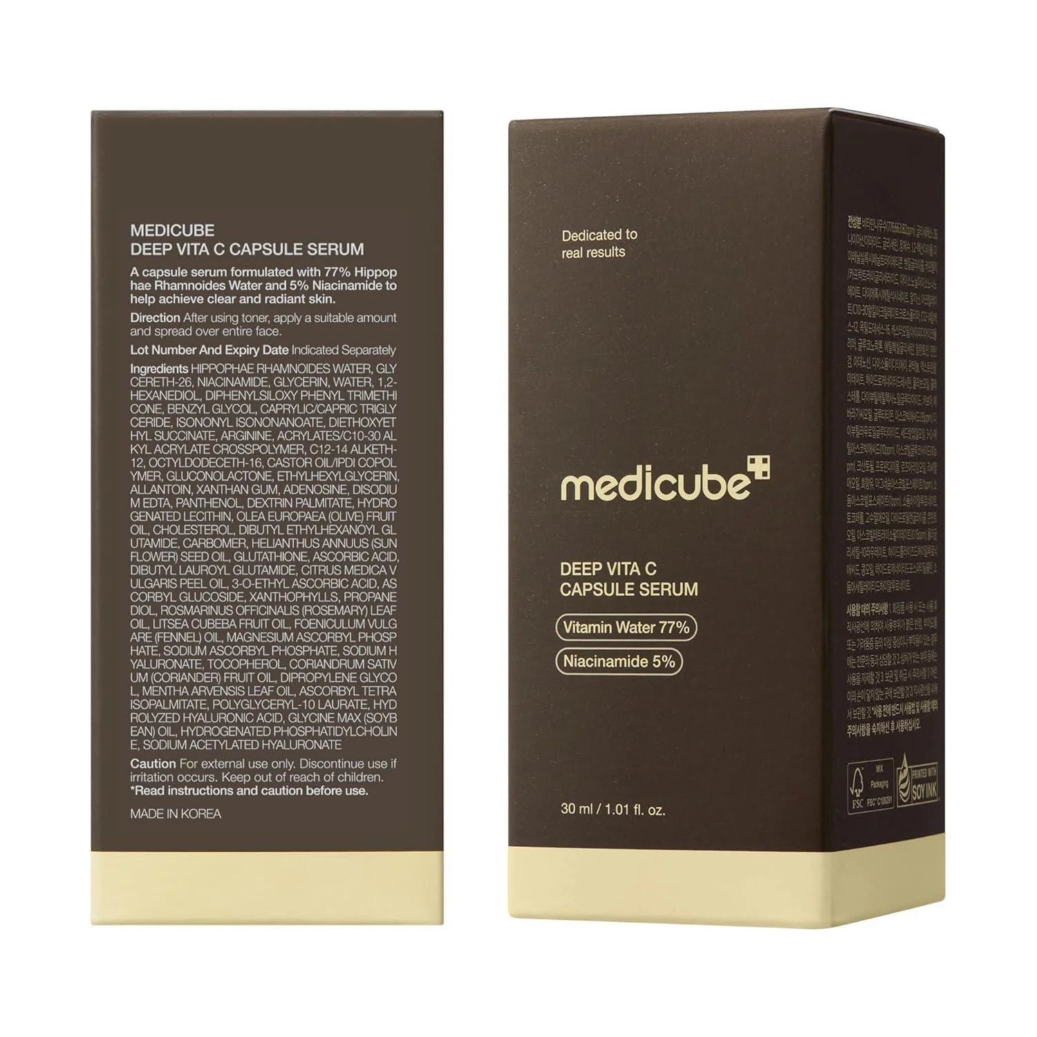 Medicube Deep Vita C Capsule Serum Niacinamida Glow 30ml